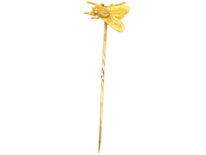 Victorian 15ct Gold Tie Pin of a Bee