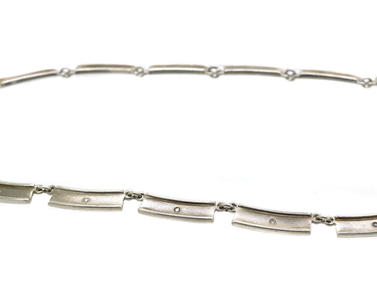 Silver & Paste Necklace