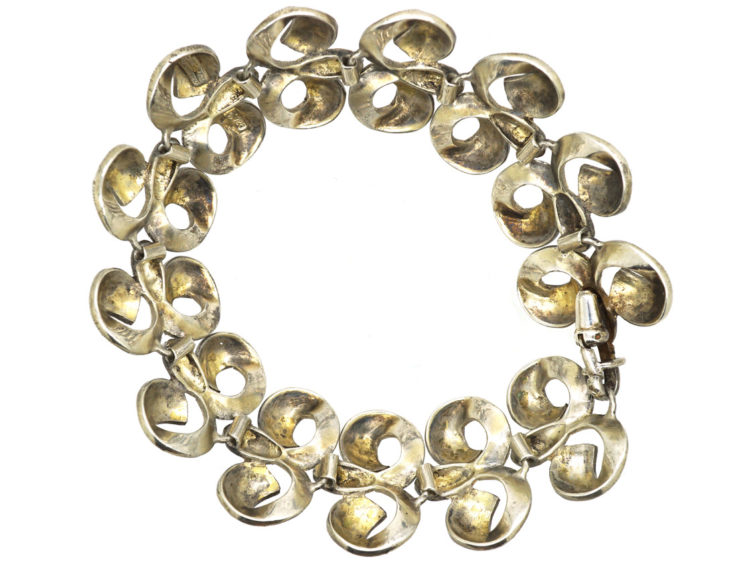 Art Deco Silver & Marcasite Bracelet by Theodor Fahrner