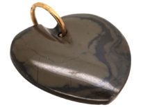 Victorian Agate Heart Pendant
