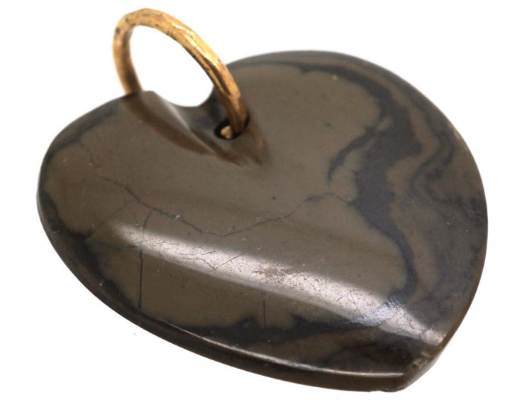 Victorian Agate Heart Pendant