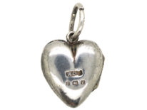 Edwardian Silver Heart Shaped Locket