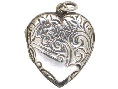 Siver Heart Shaped Locket