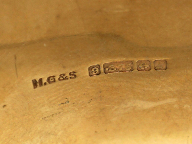 9ct Gold Wide Bangle