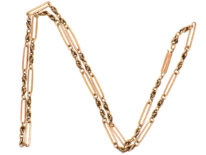 Edwardian 9ct Gold Ornate Chain