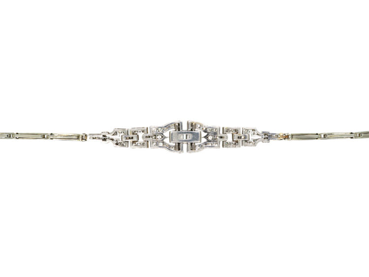 Art Deco Platinum & Diamond Bracelet