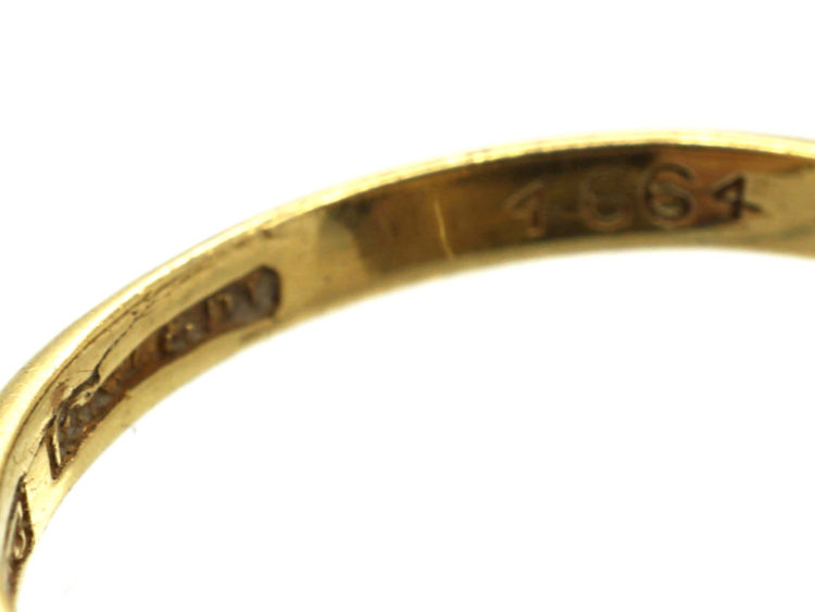 Edwardian 18ct Gold & Platinum, Diamond Daisy Ring