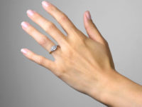 Art Deco 18ct Gold, Platinum & Diamond Ring