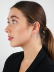 Edwardian 18ct Gold & Platinum Diamond Cluster Drop Earrings