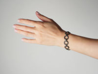 Art Deco Silver & Marcasite Circles Bracelet