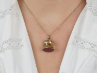 Victorian 9ct Gold Cased Elephant Seal