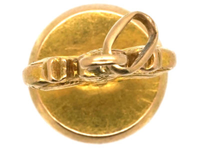 Victorian 18ct Gold Seal with Fleur-de-Lis Motif & Engraved on the Base with the Letter A