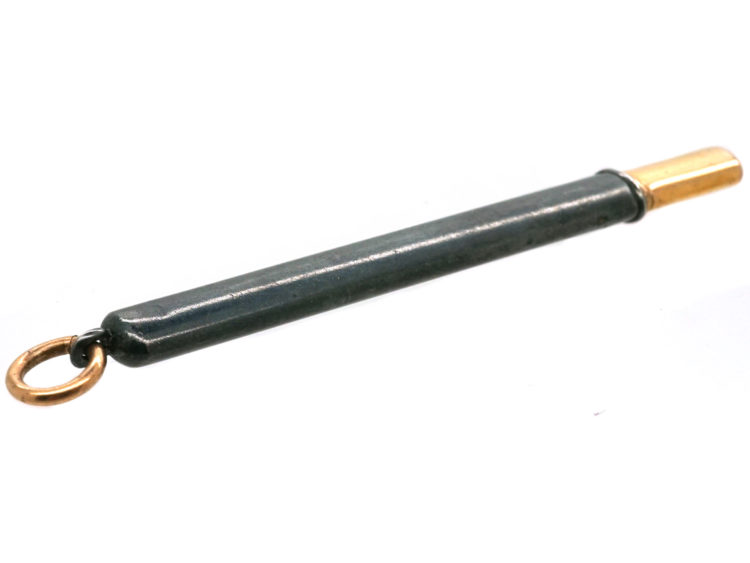 Victorian 9ct Gold & Gunmetal Pencil