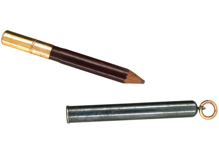 Victorian 9ct Gold & Gunmetal Pencil