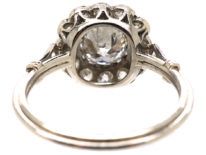 Edwardian Platinum & Diamond Cluster Ring