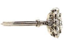Edwardian Platinum & Diamond Cluster Ring