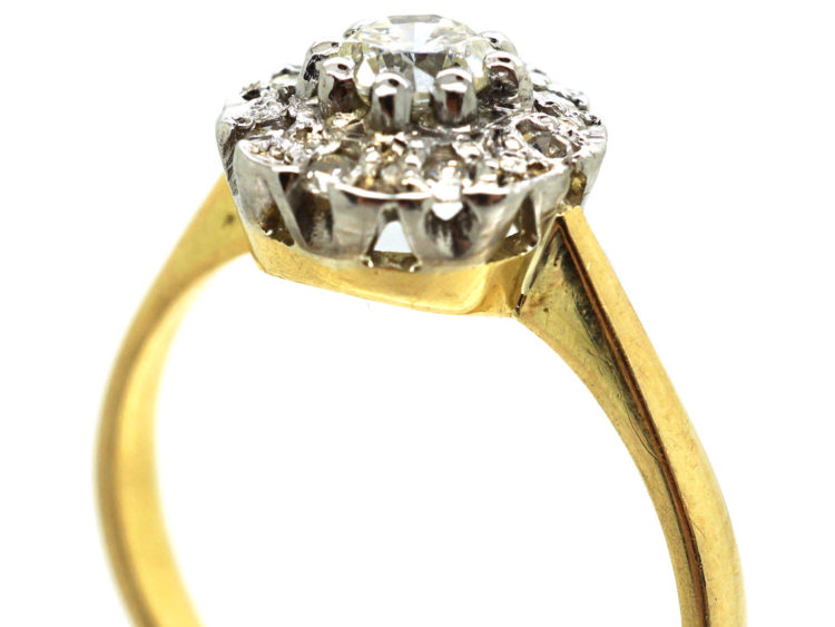 18ct Gold & Diamond Cluster Ring