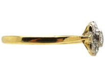 18ct Gold & Diamond Small Cluster Ring