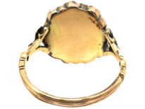 Georgian Rose Diamond Cluster Ring