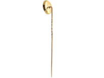Georgian 15ct Gold Garnet Cabochon Tie Pin