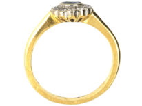 18ct Gold, Sapphire & Diamond Cluster Ring