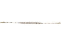 Art Deco 18ct Gold & Platinum, Diamond Bracelet