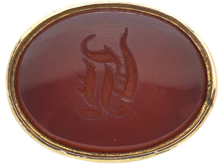 Victorian 9ct Gold Cased Elephant Seal