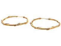 9ct Gold Hoop Earrings