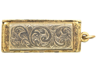 9ct Gold Harmonica Pendant