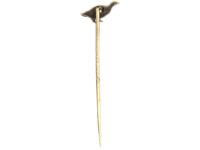Edwardian Diamond Set Grouse Tie Pin