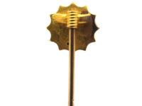 Victorian 15ct Gold Etruscan Style Tie Pin