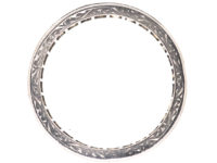 Art Deco 18ct White Gold & Ruby Eternity Ring