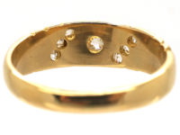 Victorian 18ct Gold Ring set with Diamonds