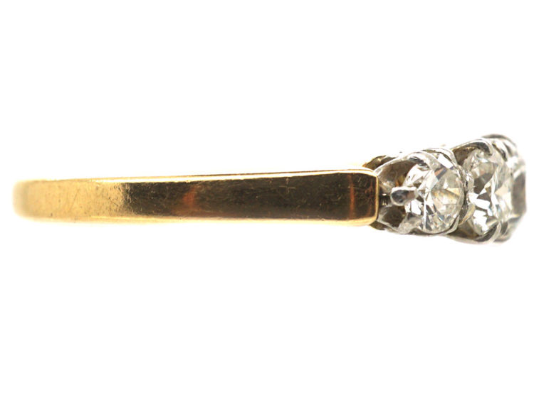 Edwardian 18ct Gold Five Stone Diamond Ring