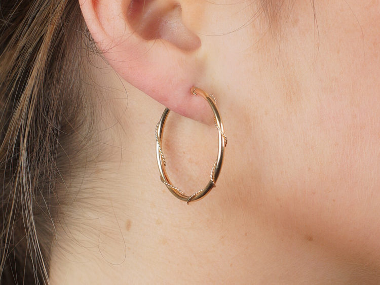 9ct Gold Hoop Earrings