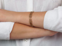 Edwardian 15ct Gold Gate Bracelet