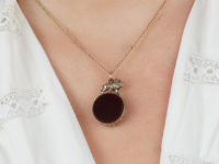 Victorian 9ct Gold Seal with a Lion on Top & Carnelian on One Side & Bloodstone on the Other