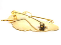 Norwegian Silver & Enamel Butterfly Brooch by Olaf Fritjof Hjortdahl