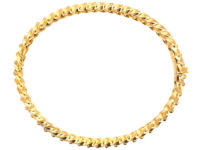 Edwardian 18ct Gold Illusion Bangle