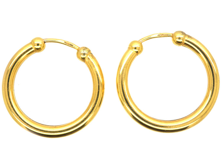 9ct Gold Hoop Earrings