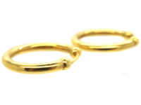 9ct Gold Hoop Earrings