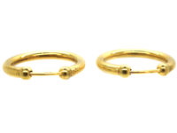 9ct Gold Hoop Earrings