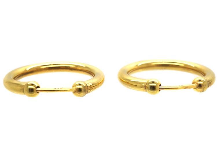 9ct Gold Hoop Earrings