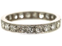 Art Deco Platinum & Diamond Eternity Ring