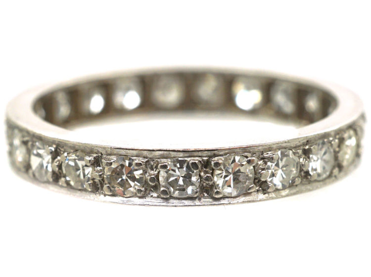 Art Deco Platinum & Diamond Eternity Ring
