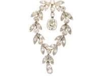 Edwardian Platinum & Diamond Festoon Necklace