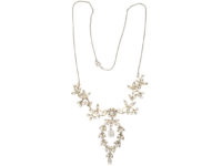 Edwardian Platinum & Diamond Festoon Necklace
