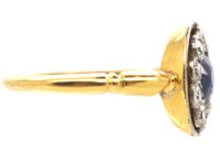 Edwardian Diamond & Sapphire Ring