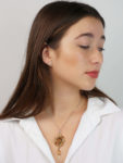 Victorian Silver Gilt & Citrine Pendant