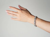 Art Deco Silver & Paste Bracelet